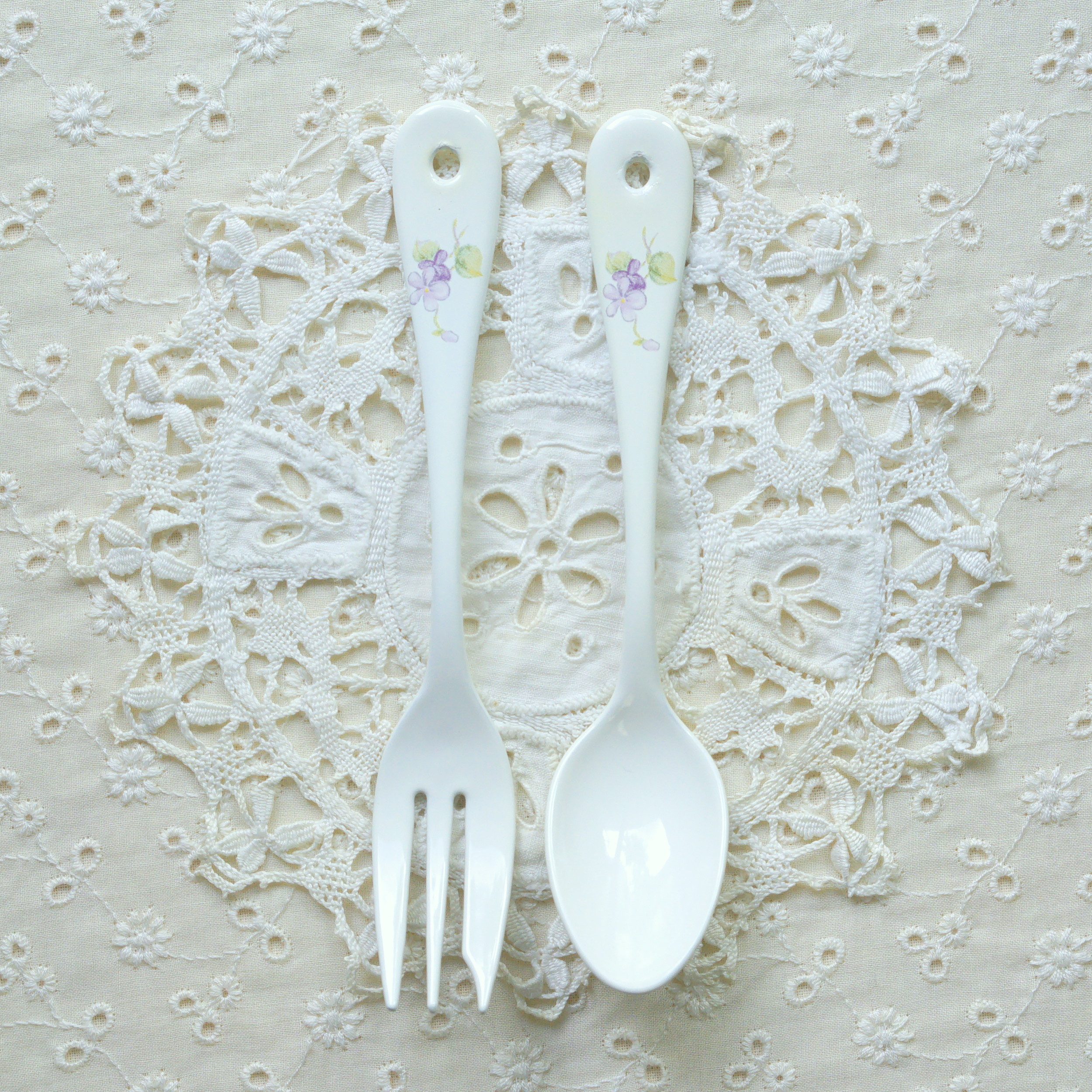 スミレ　ティースプーン / ケーキフォーク