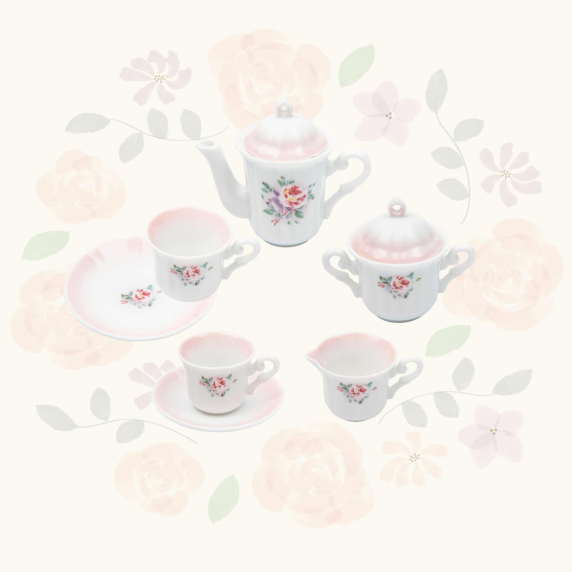 プリンセスローズ　ちいさなティータイムセット