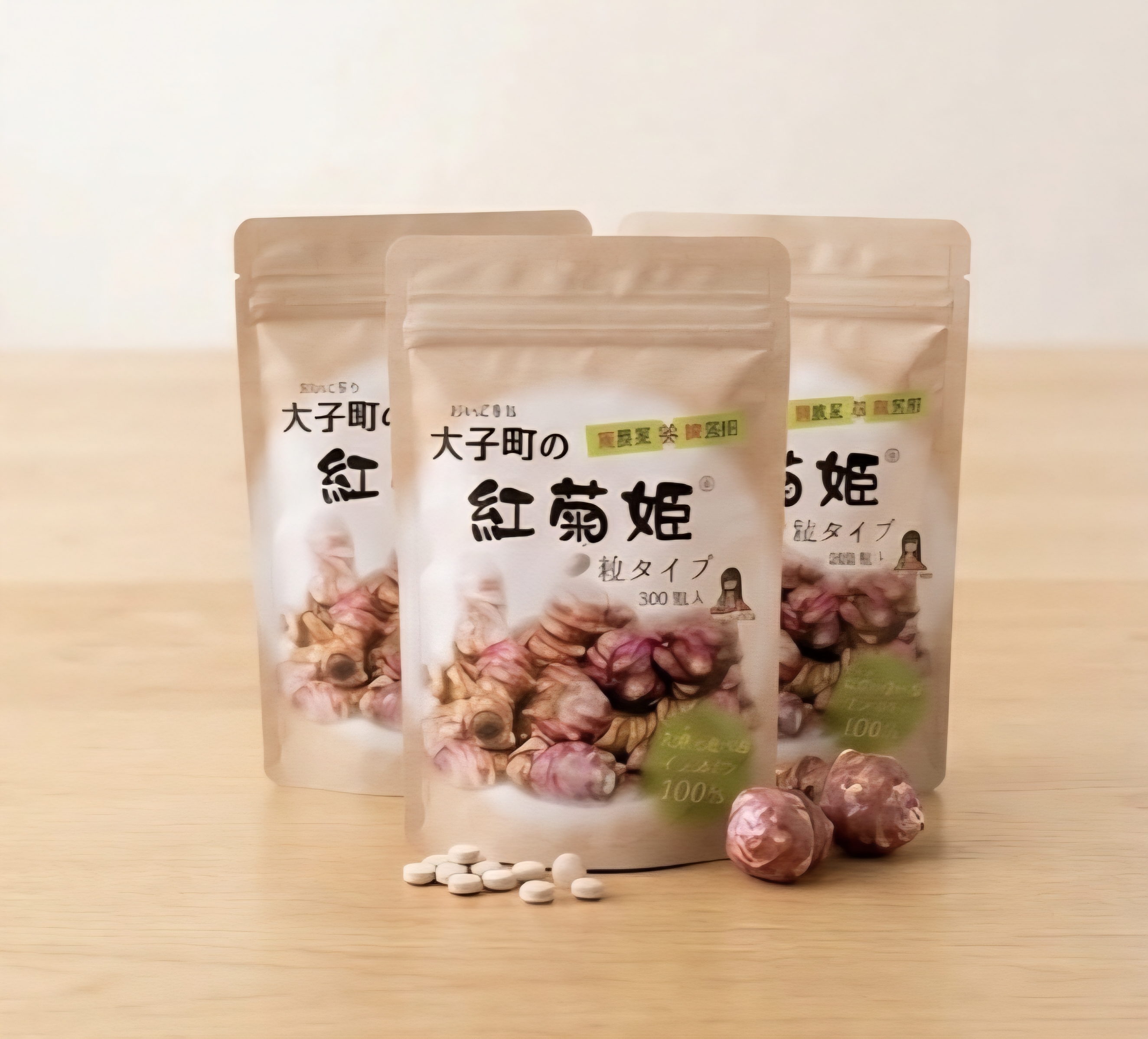 【大子町の紅菊姫】粒タイプ300粒＊3袋セット