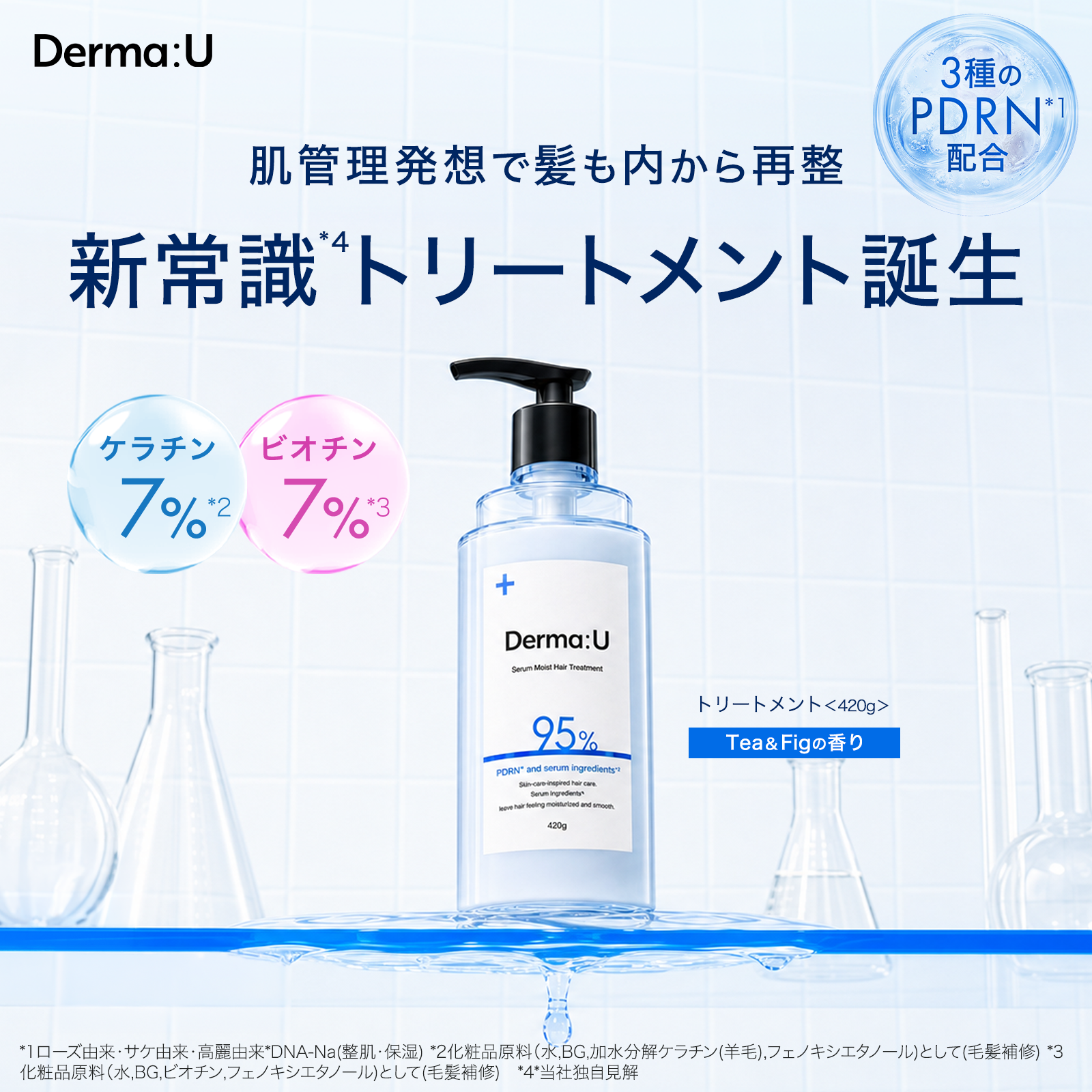 Derma:U ダーマユー セラムモイスト ヘアトリートメント