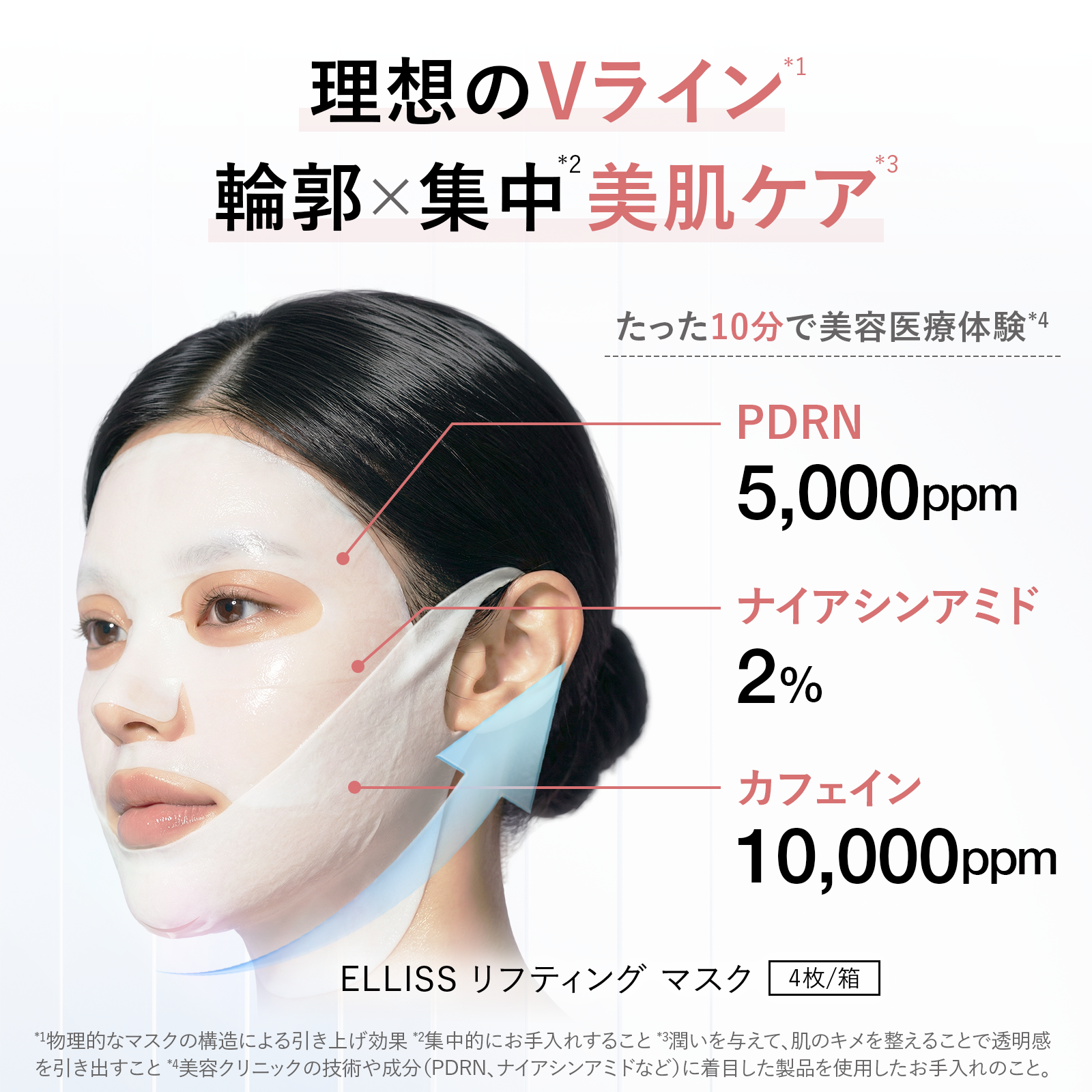 ELLISS リフティングマスク PDRN＆カフェイン