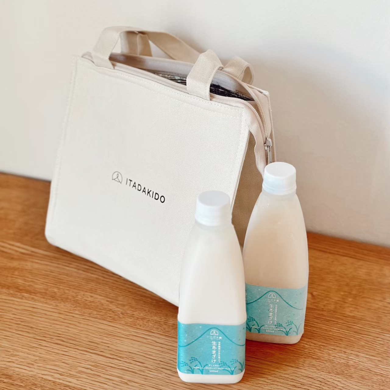 【送料無料】生あまざけ母の日セット（プレーン・いちご・抹茶各１本＋ギフトBOX＋保冷バッグ）