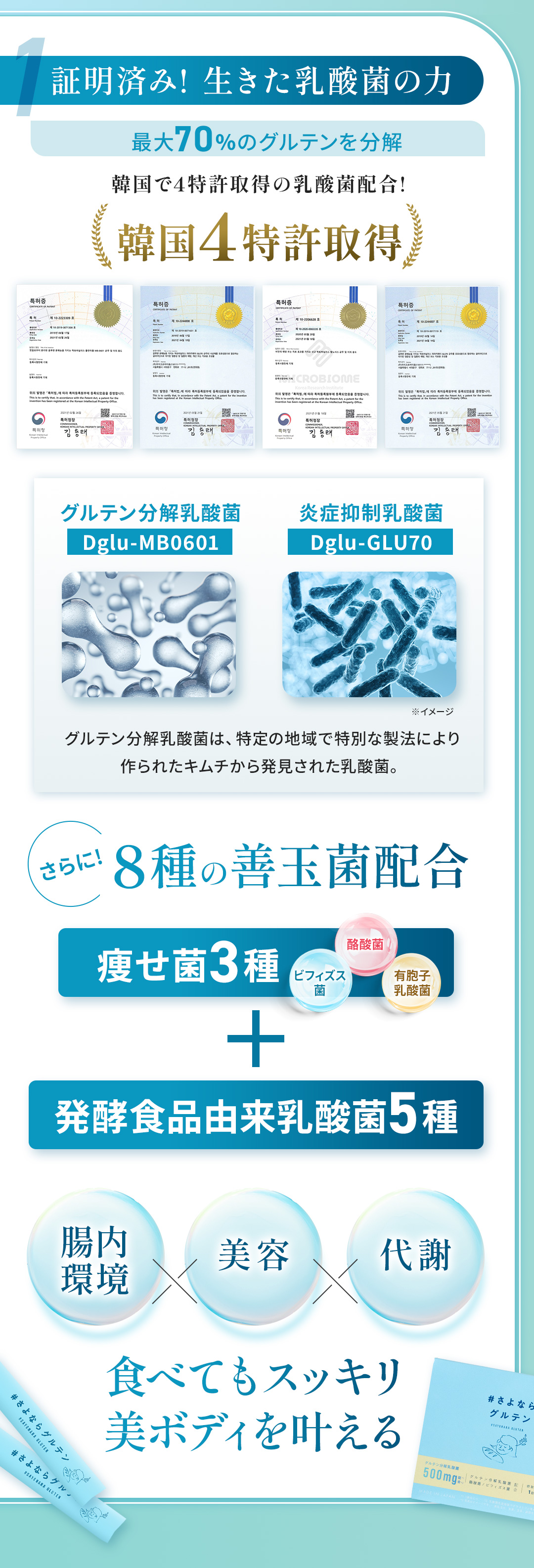 証明済み！生きた乳酸菌の力