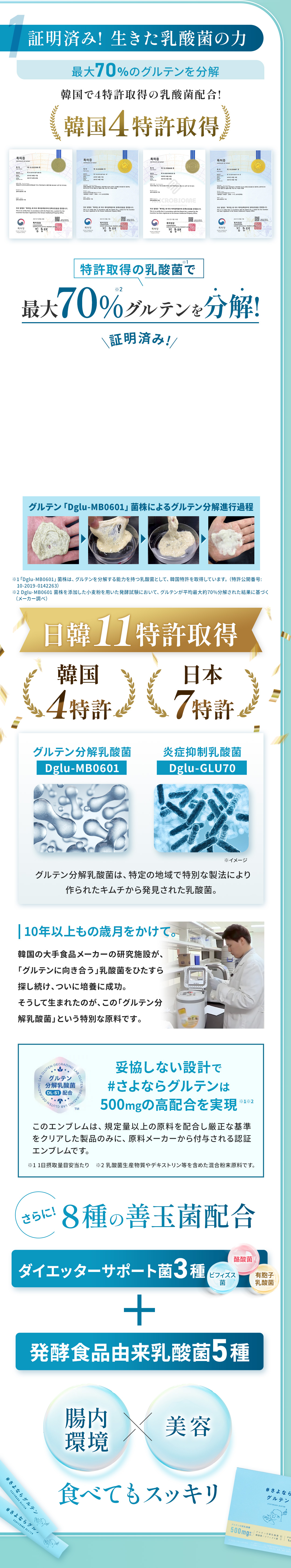 証明済み！生きた乳酸菌の力