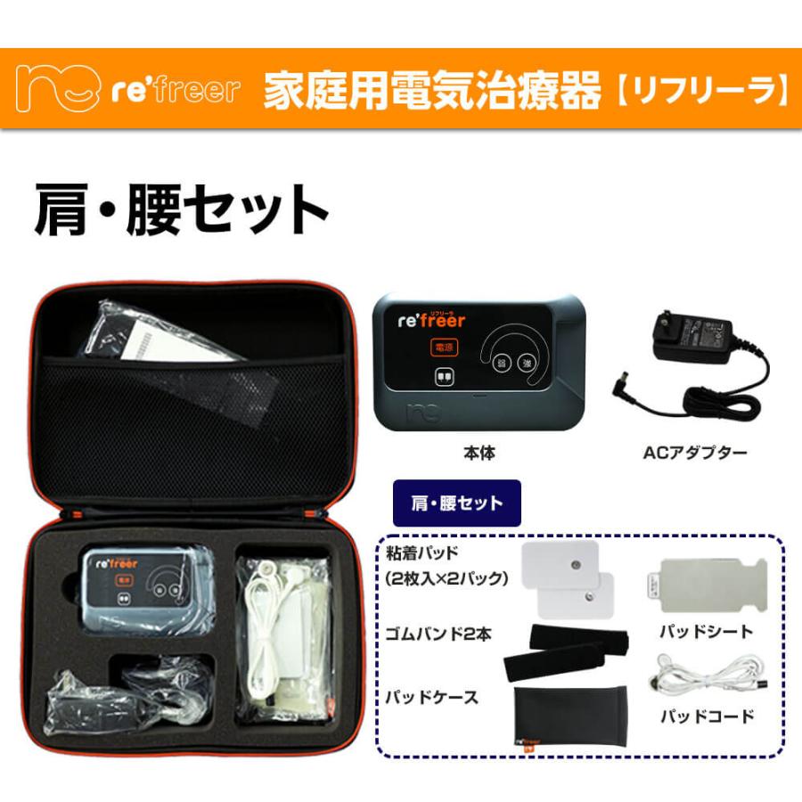 家庭用電気治療器リフリーラ(肩・腰セット） ラッピング（包装）: ラッピング（包装）【希望しない】