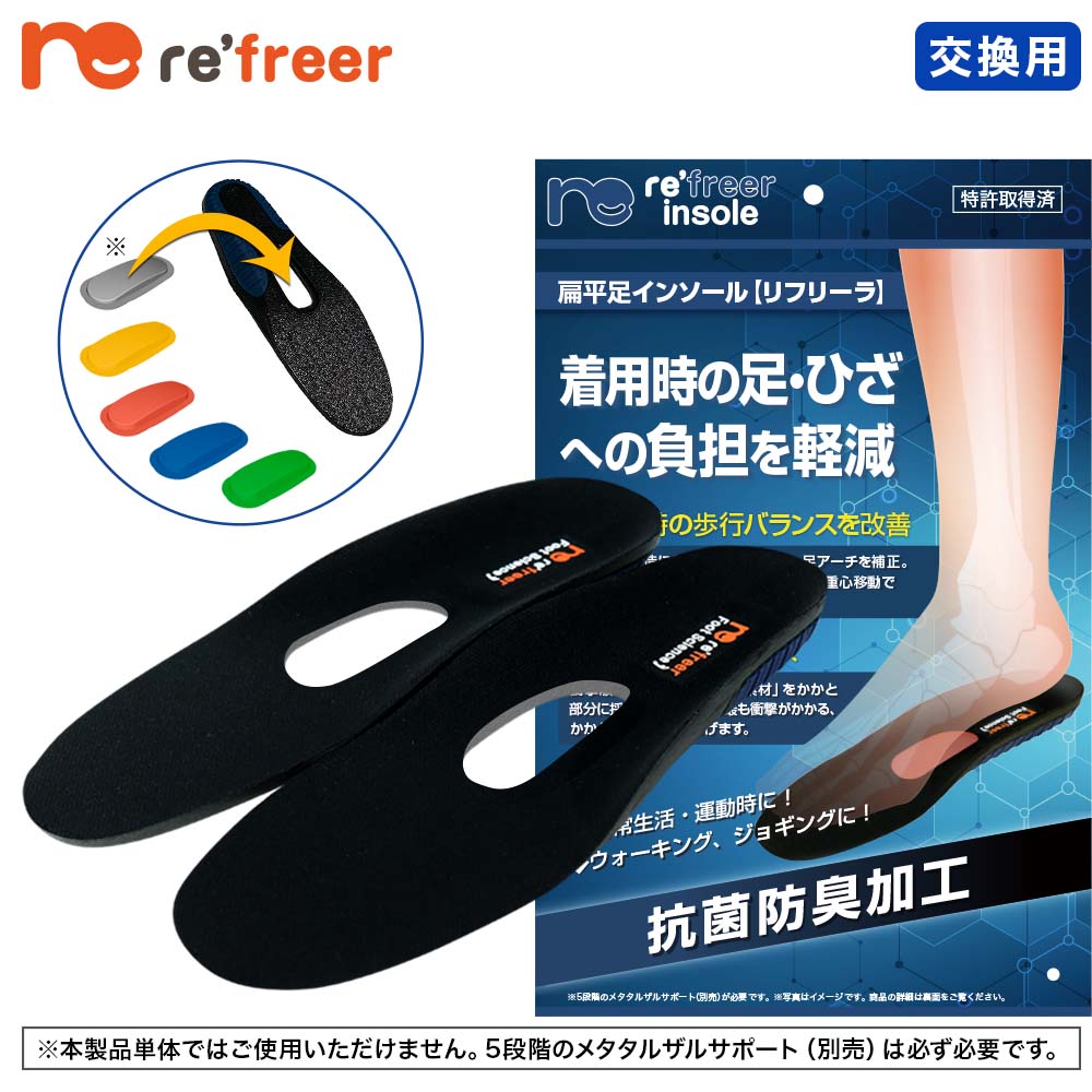 扁平足インソール リフリーラ(両足分)