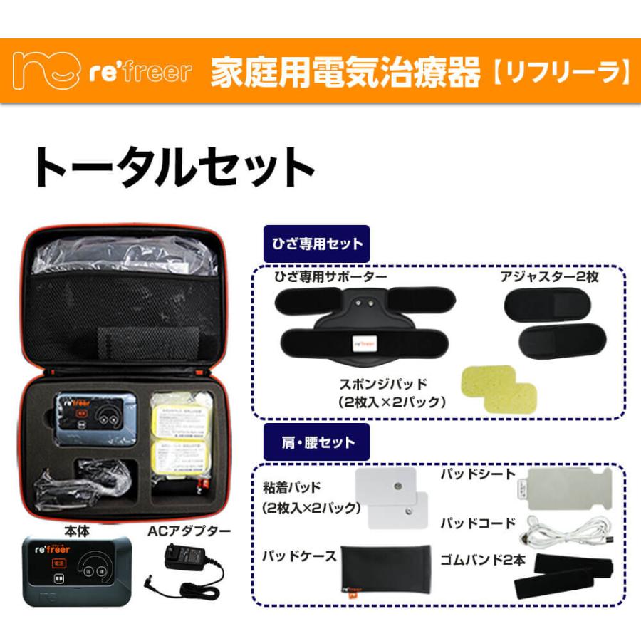 家庭用電気治療器リフリーラ(トータルセット） ラッピング（包装）: ラッピング（包装）【希望しない】
