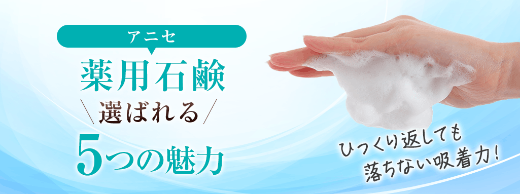 アニセ薬用石鹸 5つの魅力