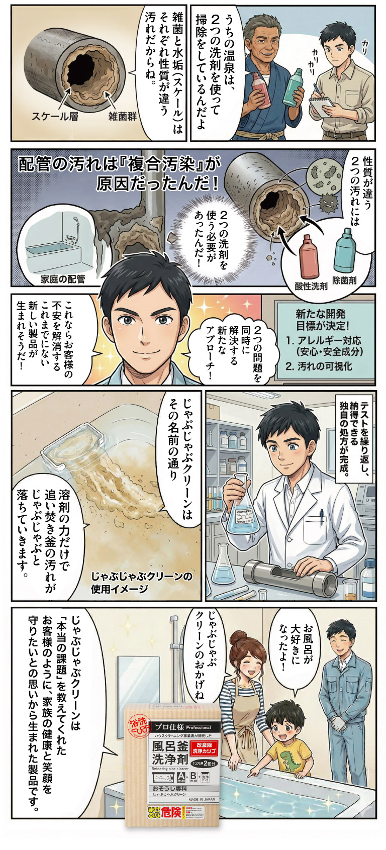 漫画：じゃぶじゃぶクリーン3