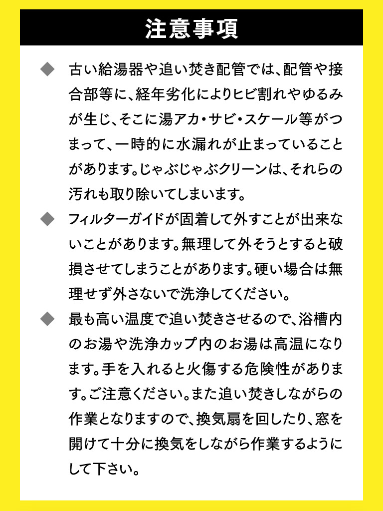 注意事項