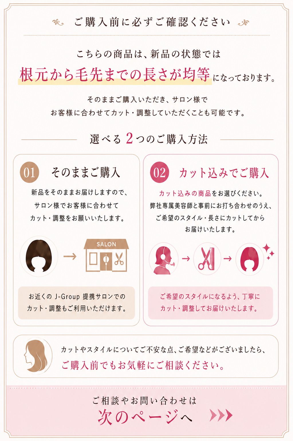 医療用フルウィッグ　【カットあり】