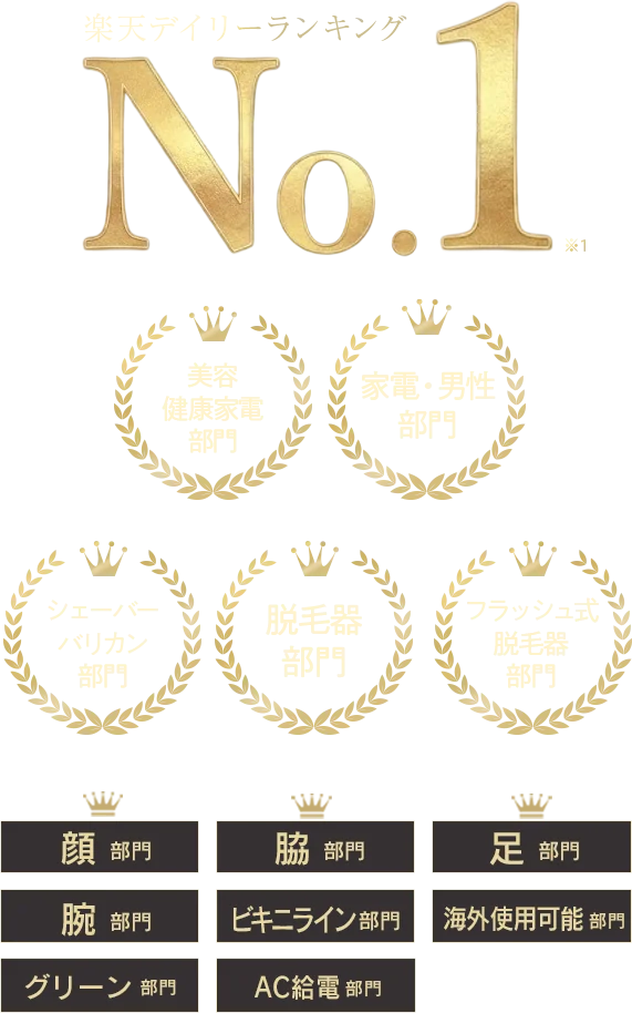 楽天デイリーランキング No.1
