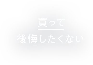 買って 後悔したくない