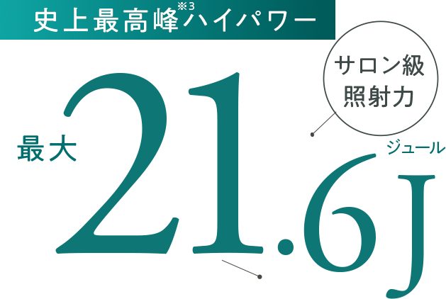 史上最高峰※ハイパワー　最大 21.6J