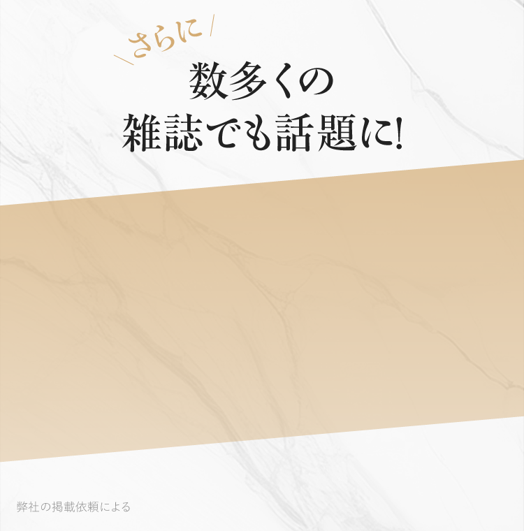 数多くの雑誌でも話題に