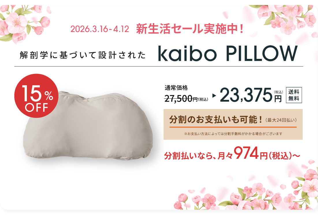kaibo PILLOW 27,500円(税込) 送料無料 60日間の返品返金保証