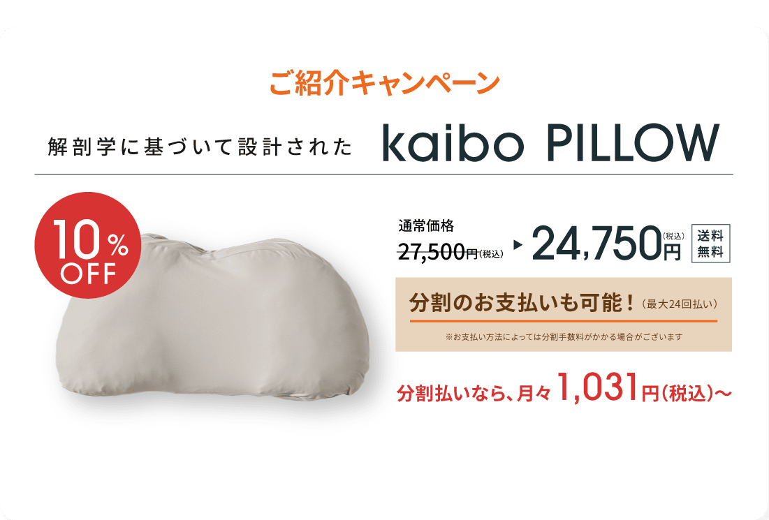 kaibo PILLOW 27,500円(税込) 送料無料 60日間の返品返金保証