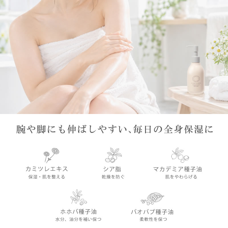 ボディミルク（150mL） KAMITSUREN