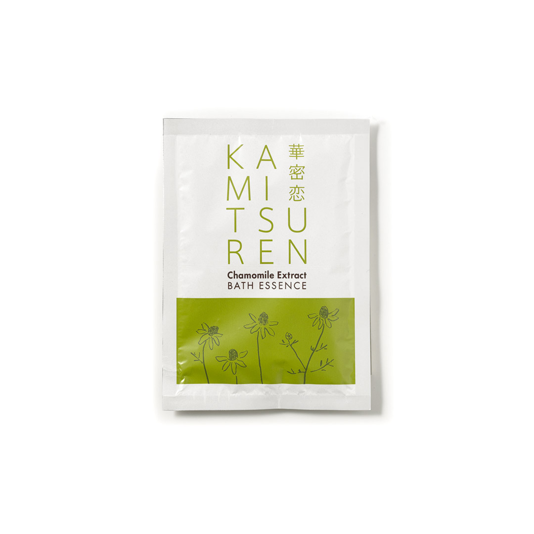 【ギフトセット】薬用入浴剤50mL＋華密恋ドリンク＋八寿恵荘ハンドタオル タオルのカラー: イエロー