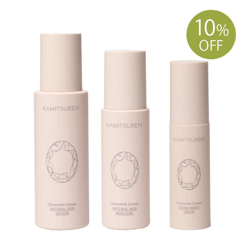 フェイスケア KAMITSUREN 化粧水＆乳液＆クリーム 3点セット