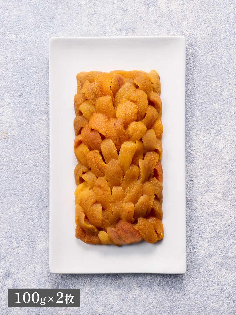 生バフンウニ 100g×2枚