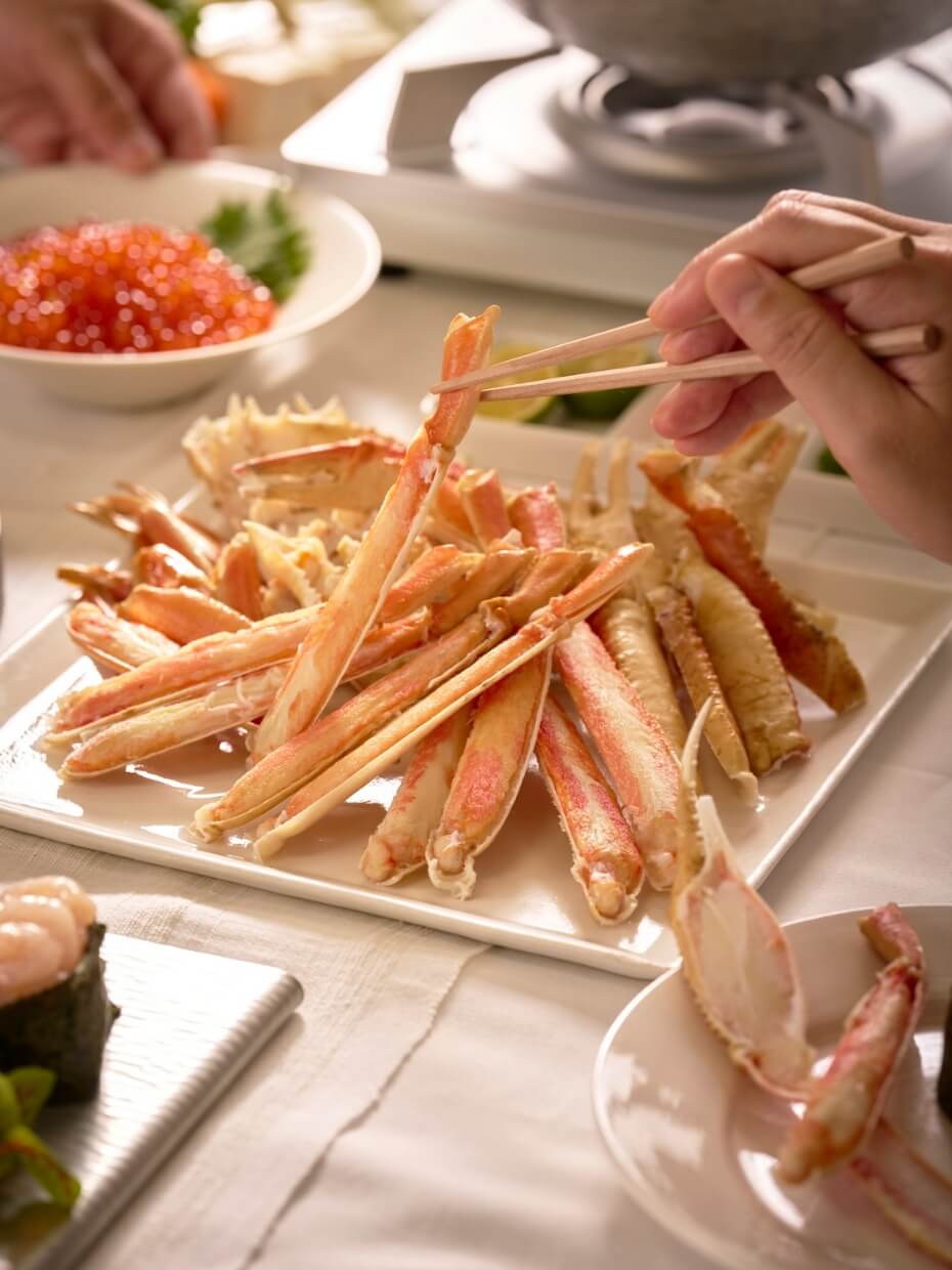 【2L〜3Lサイズ】大型ボイルずわいハーフポーション 1kg ※Kani-to特製かに酢付き