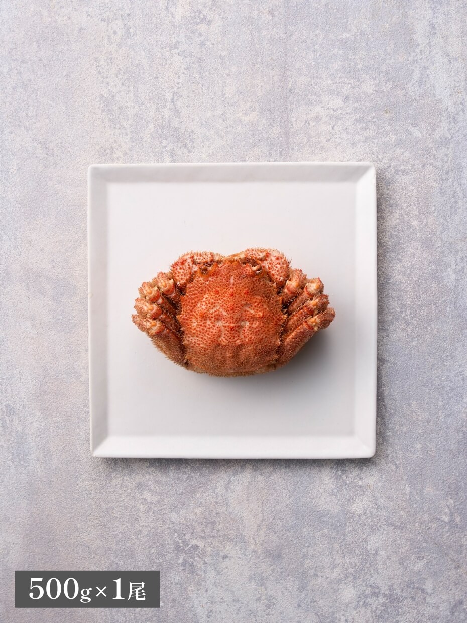 北海道産ボイル毛がに500g ※Kani-to特製かに酢付き