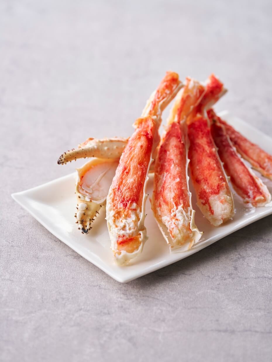 【L〜2Lサイズ】大型ボイルたらばハーフポーション1kg　※Kani-to特製かに酢付き