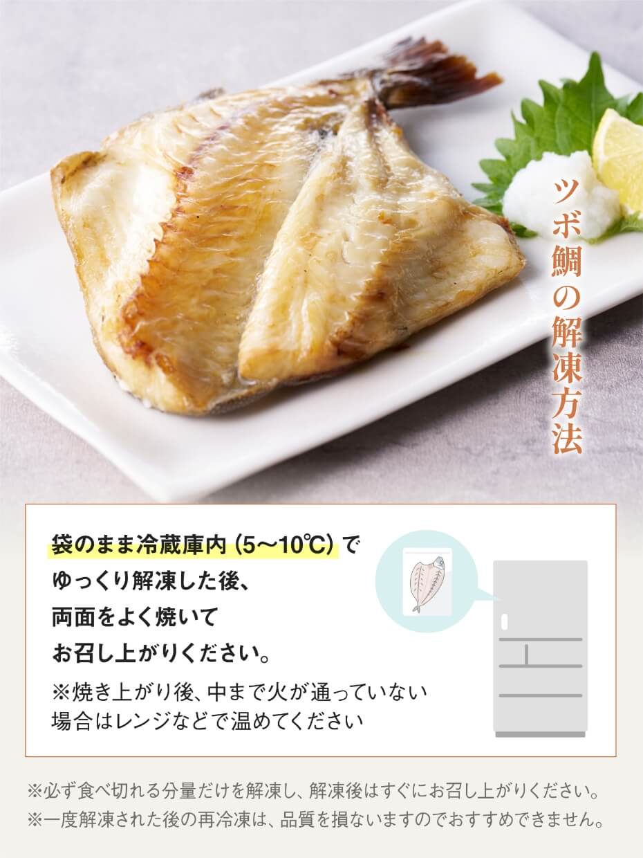 まぼろしの魚 大型開きツボ鯛一夜干し 6枚セット