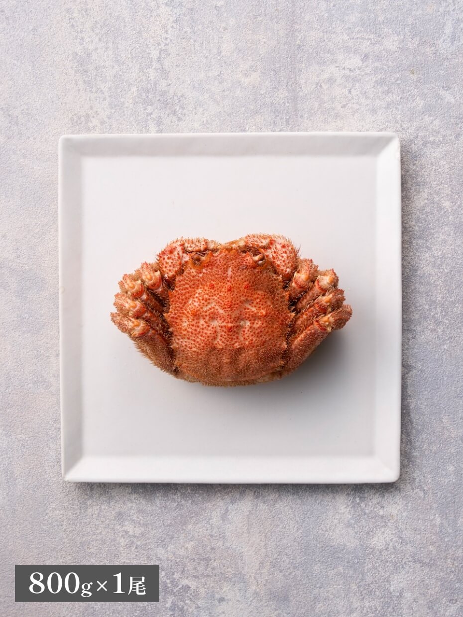 北海道産大型ボイル毛がに800g ※Kani-to特製かに酢付き