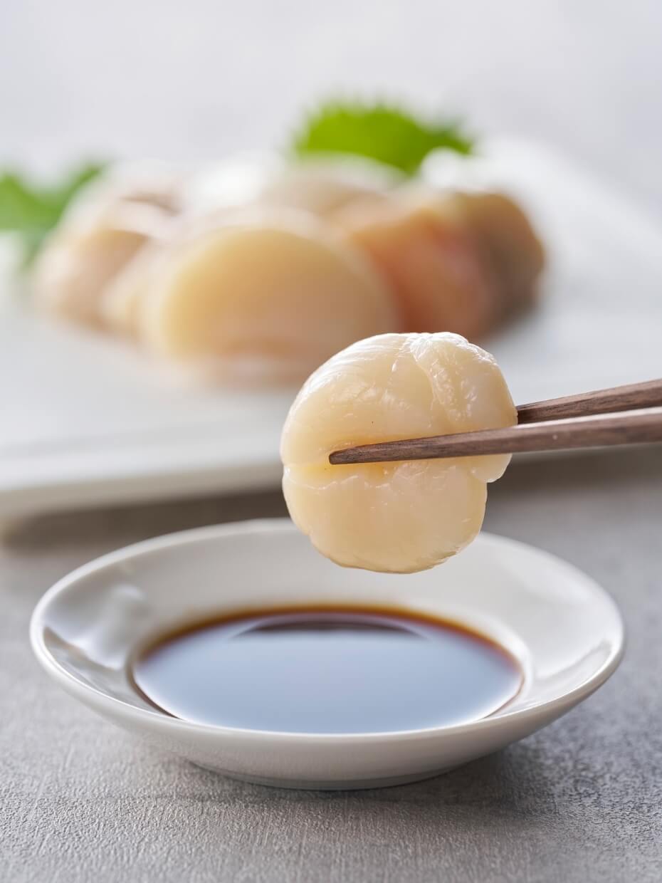 【無選別】北海道産 生ほたて貝柱（お刺身可） 100g×8パック