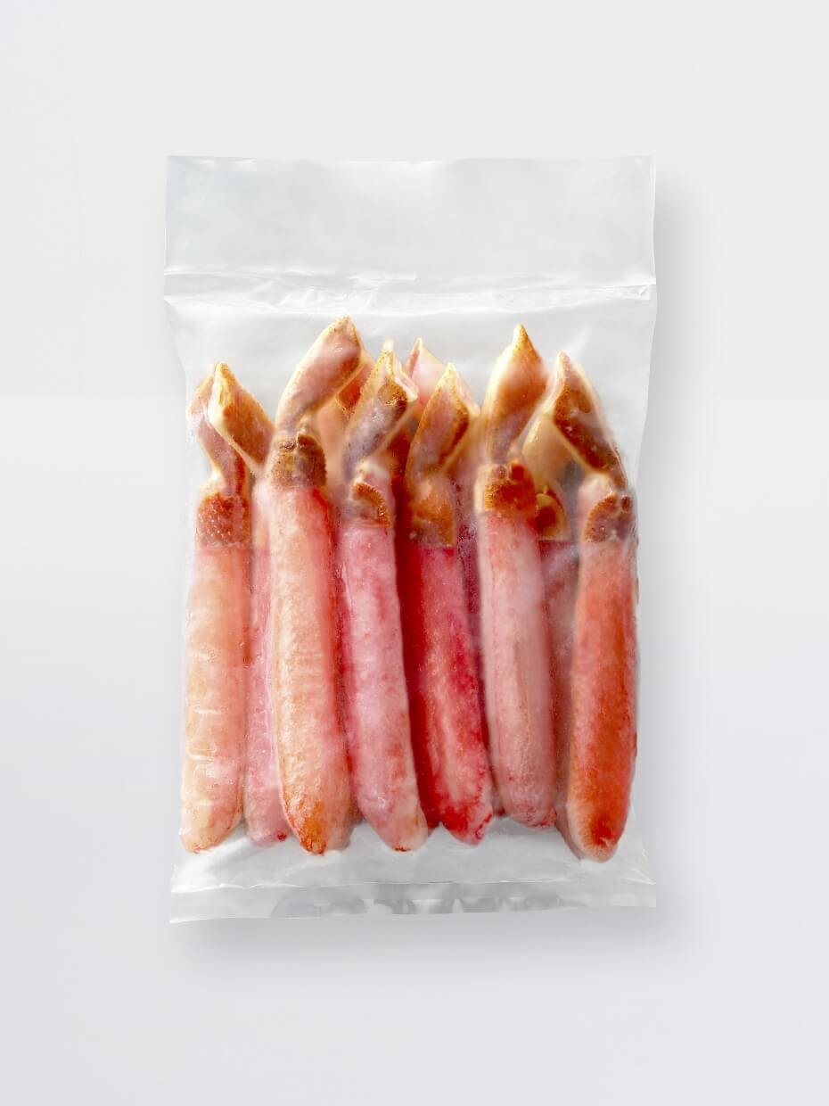 【5L〜6Lサイズ】大型生ずわい棒肉フルポーション 500g（お刺身可） ※Kani-to特製かに酢付き