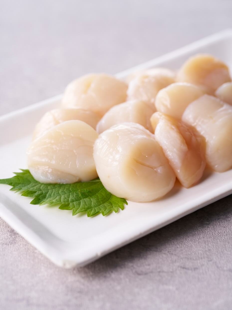 【無選別】北海道産 生ほたて貝柱（お刺身可） 100g×8パック