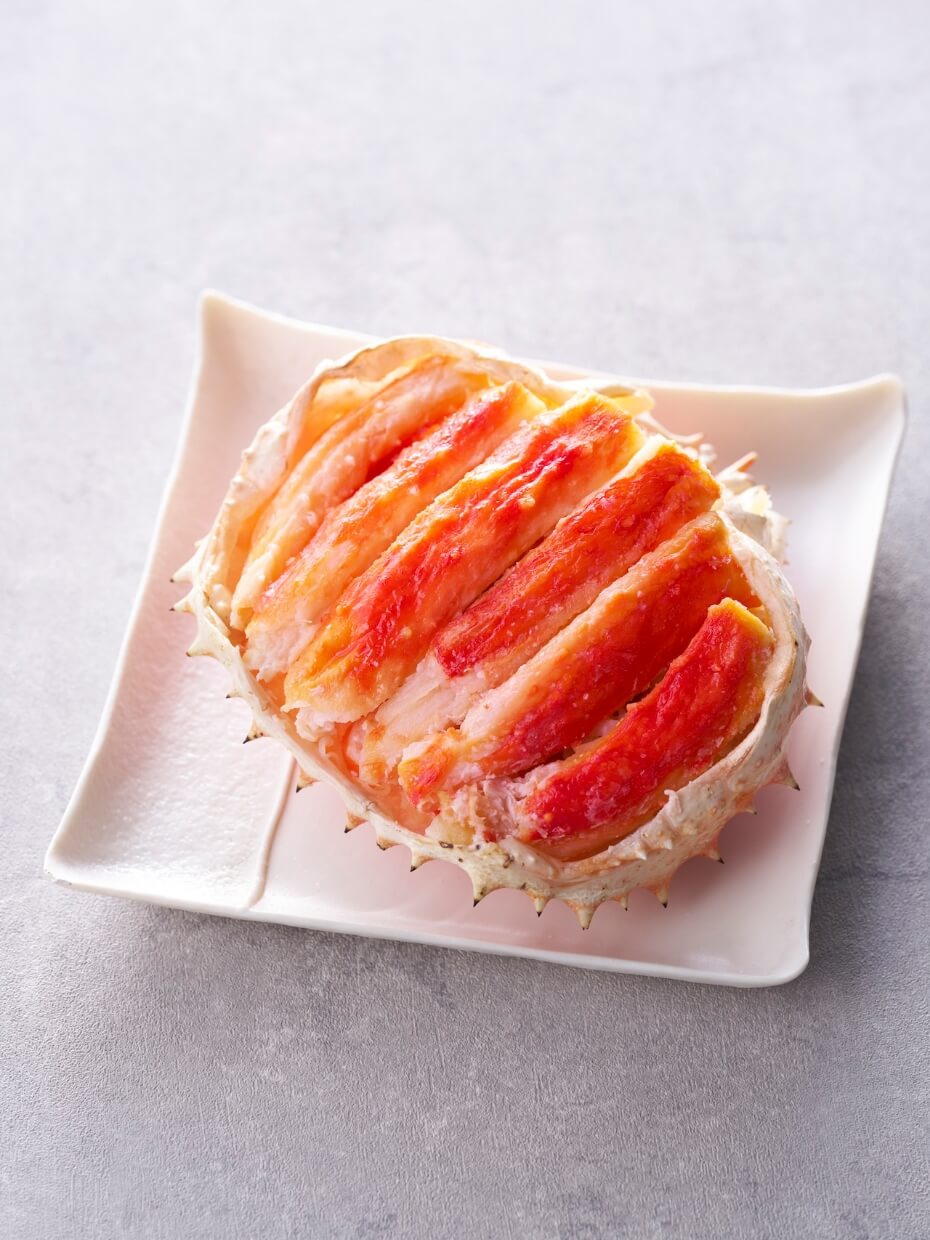 北海道産 特大ボイルたらば甲羅盛り ※Kani-to特製かに酢付き