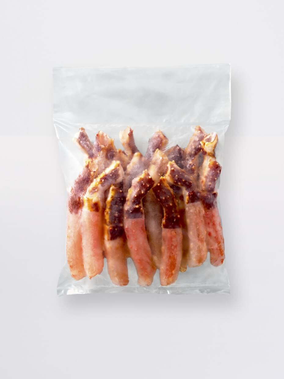 【5Lサイズ】北海道産 大型生たらば棒肉フルポーション1kg（お刺身可） ※Kani-to特製かに酢・Kani-to特製焦がし蟹バター風味ソース付き