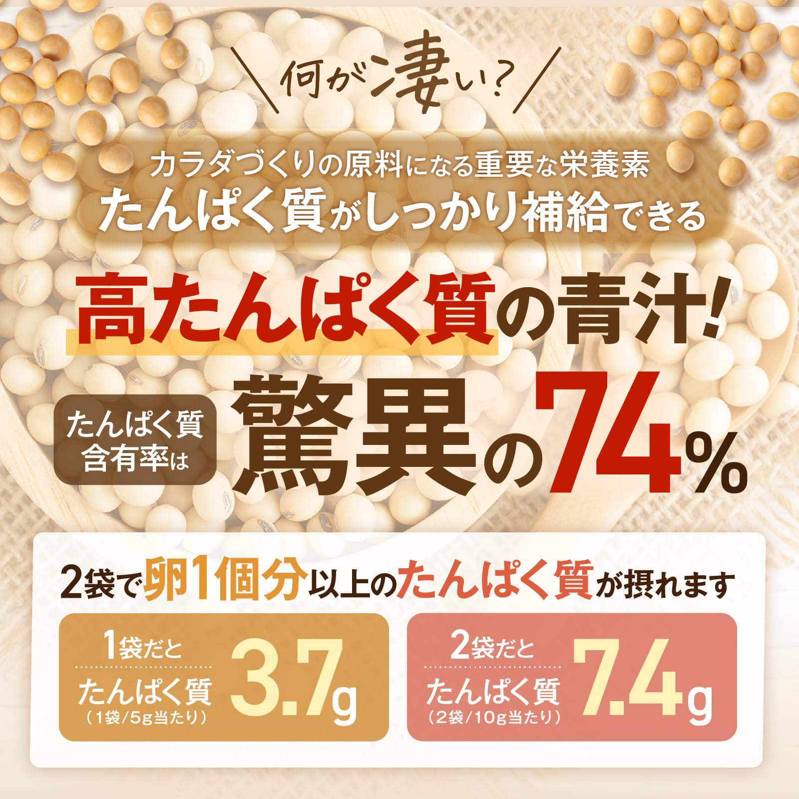 凄高たんぱく青汁