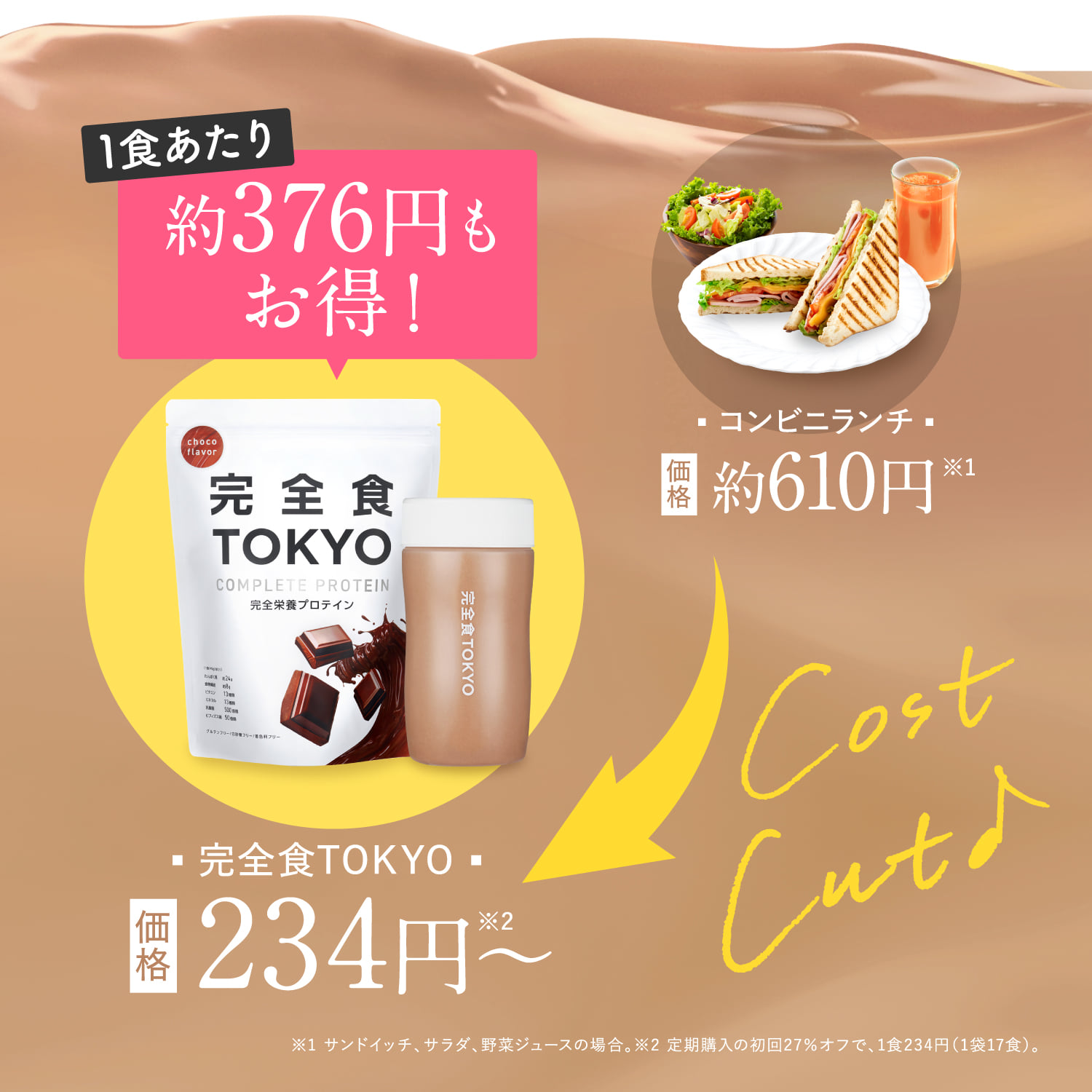 完全栄養食プロテイン 完全栄養食プロテイン: チョコレート