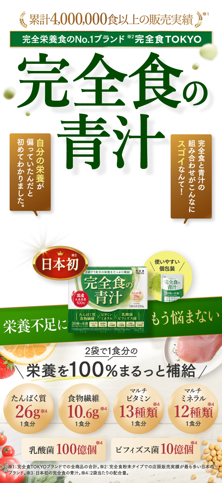 完全食の青汁