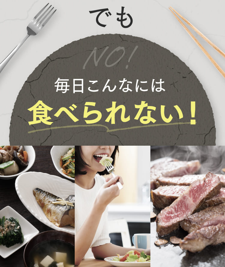 でも毎日こんなには食べられない！