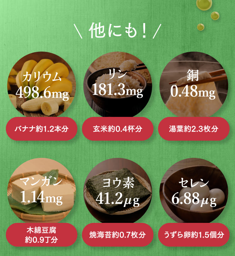 カリウム498.6mg...