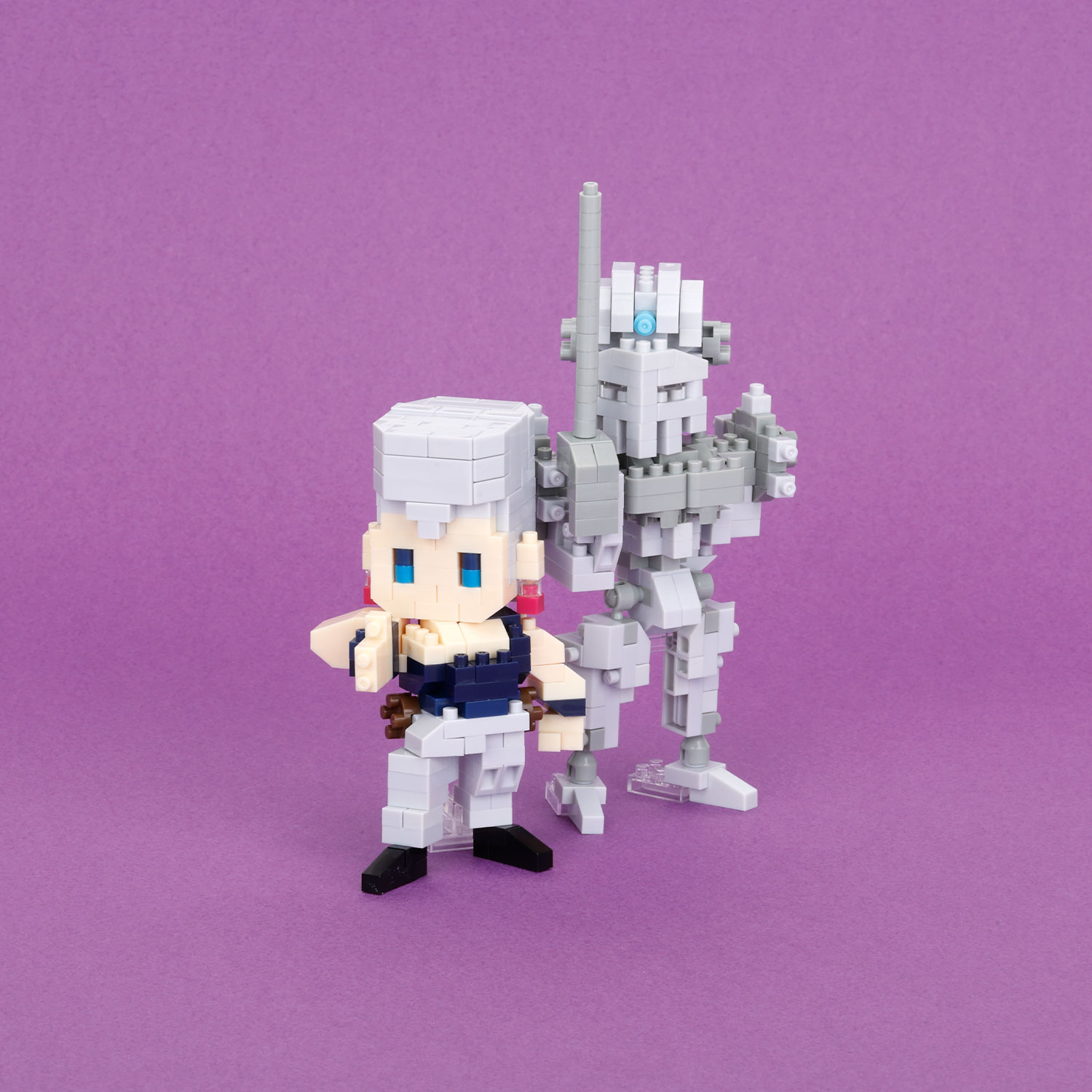 ナノブロック 『ジョジョの奇妙な冒険 スターダストクルセイダース』 ジャン・ピエール・ポルナレフ / シルバーチャリオッツ