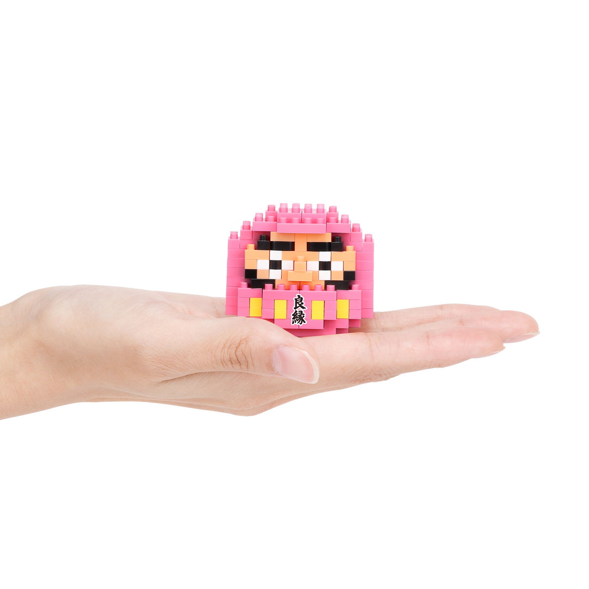 ナノブロック だるま ピンク