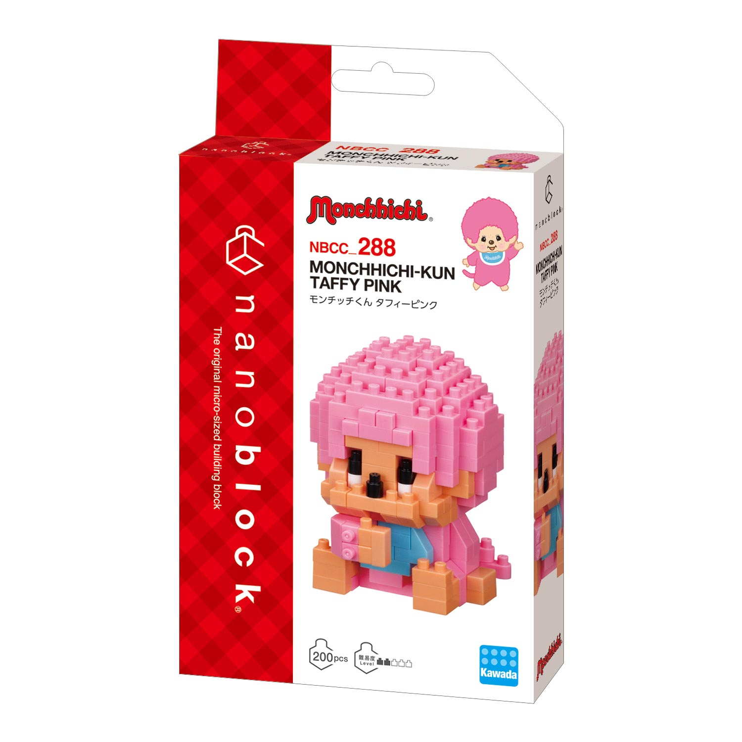 ナノブロック 「モンチッチ」 モンチッチくん タフィーピンク