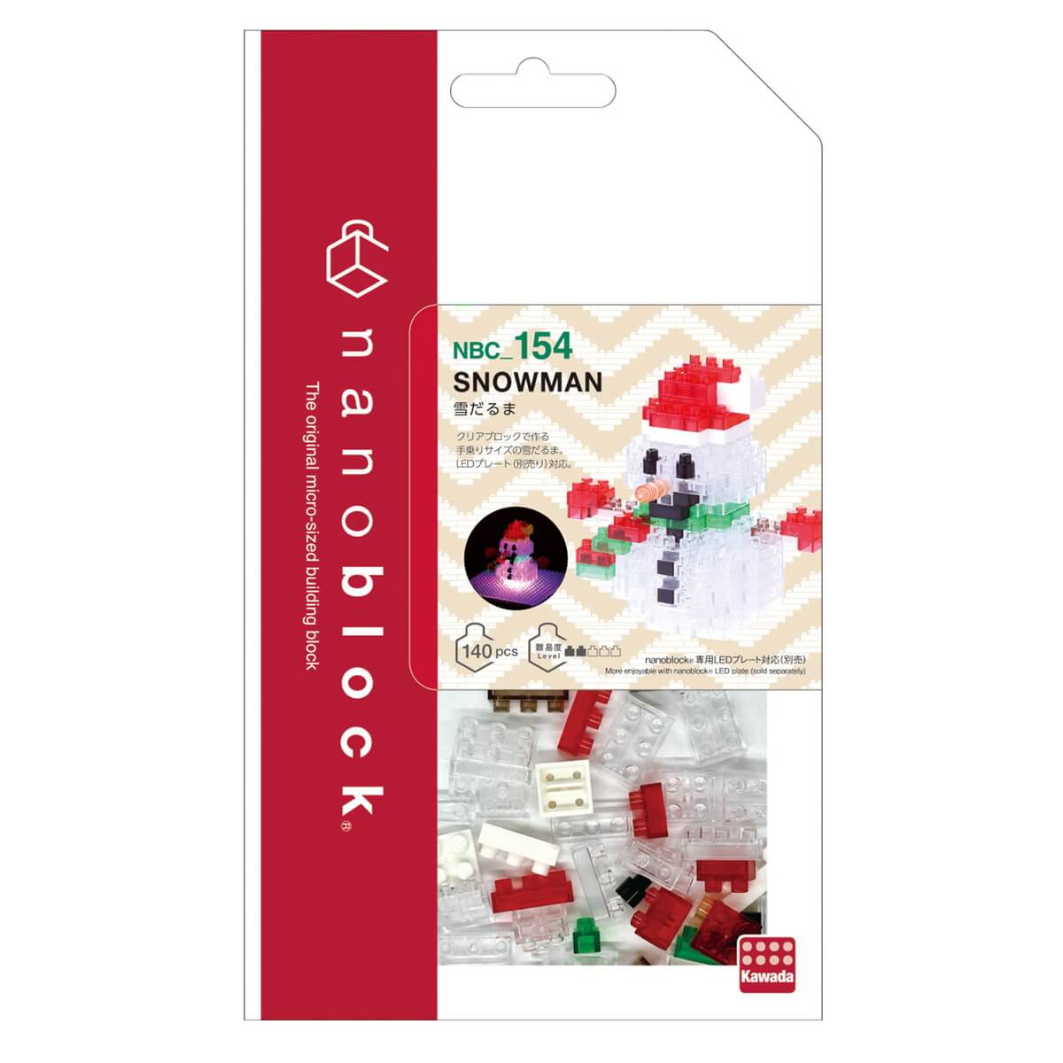 ナノブロック 雪だるま
