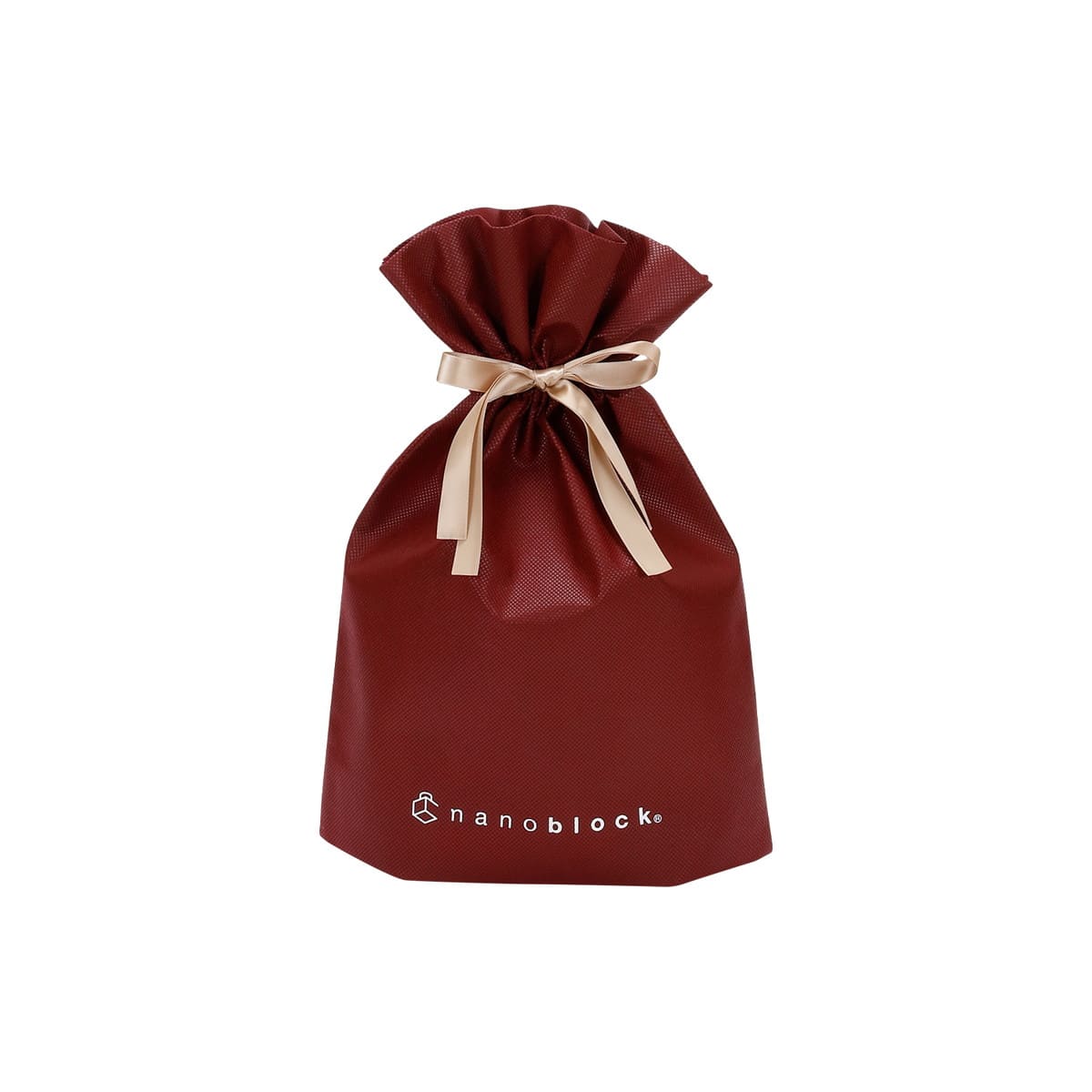 ナノブロック用 ギフトバッグ M (ボルドー)