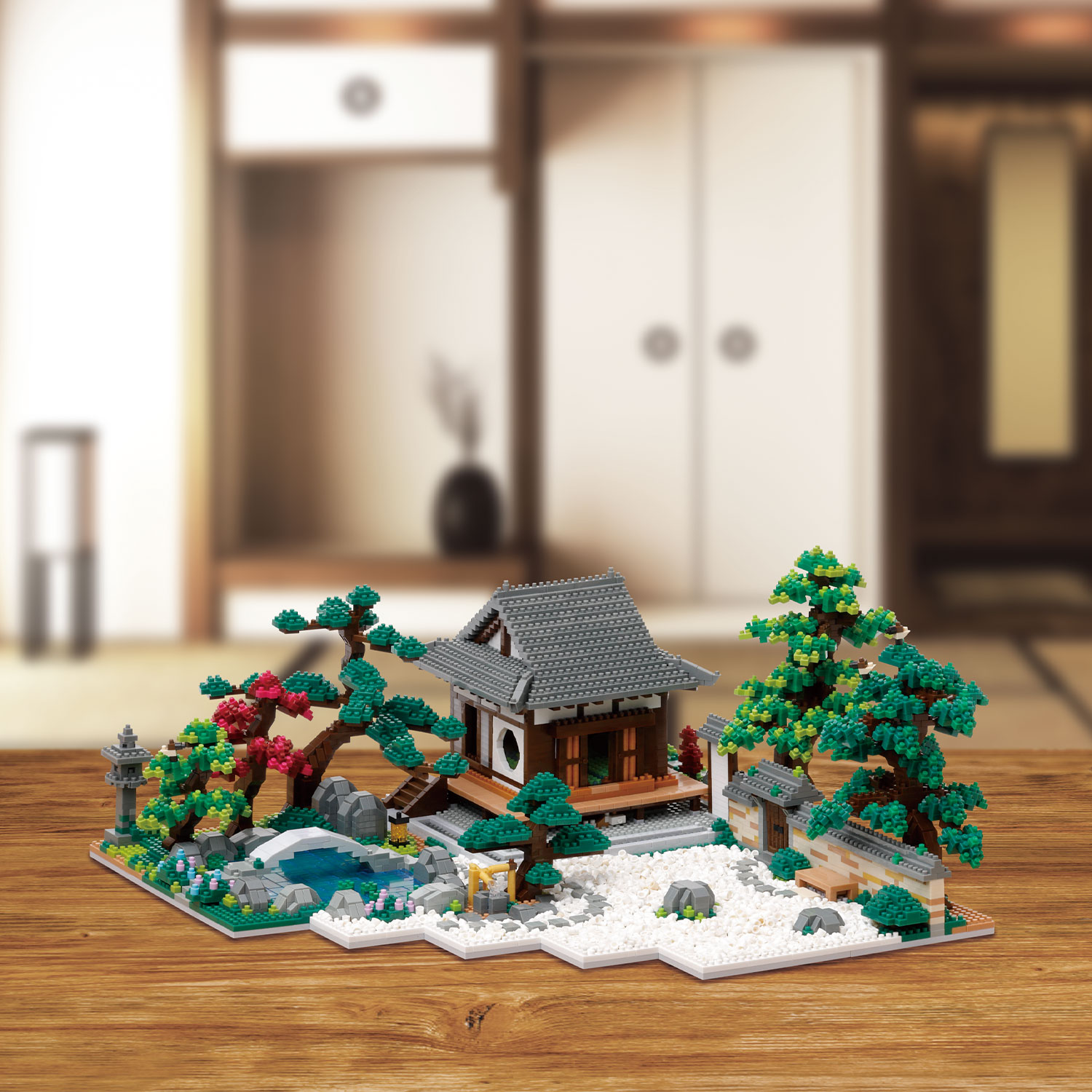 ナノブロック 日本庭園 デラックスエディション