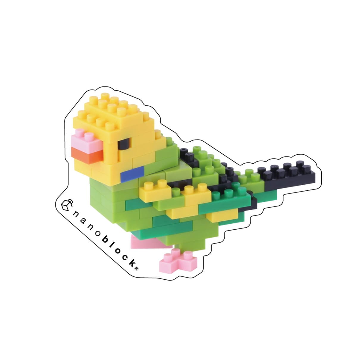 ナノブロック ステッカー 5種セット アニマル