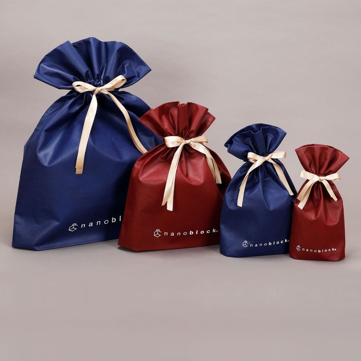 ナノブロック用 ギフトバッグ XL (ネイビー)