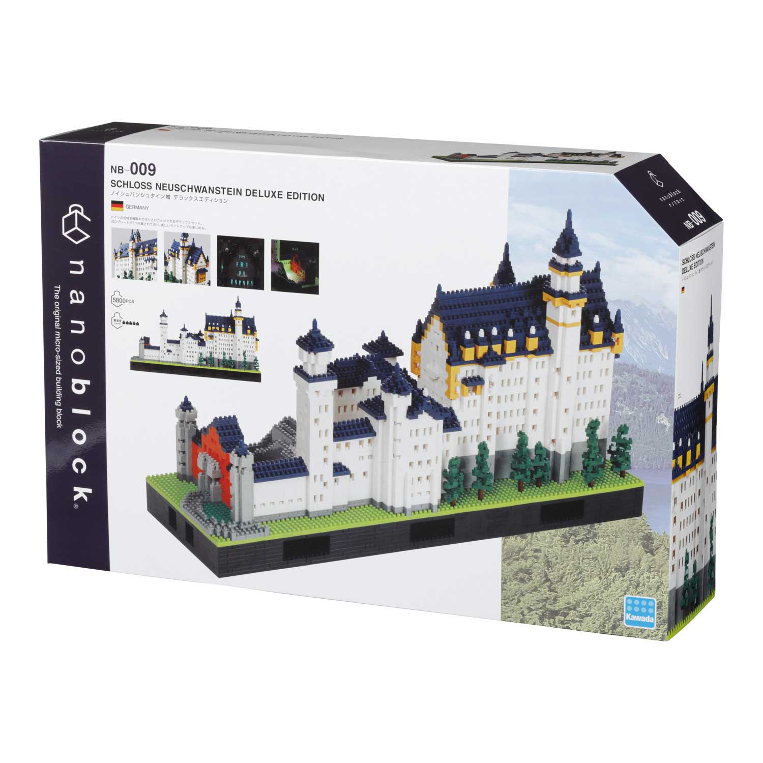 ナノブロック ノイシュバンシュタイン城 デラックスエディション