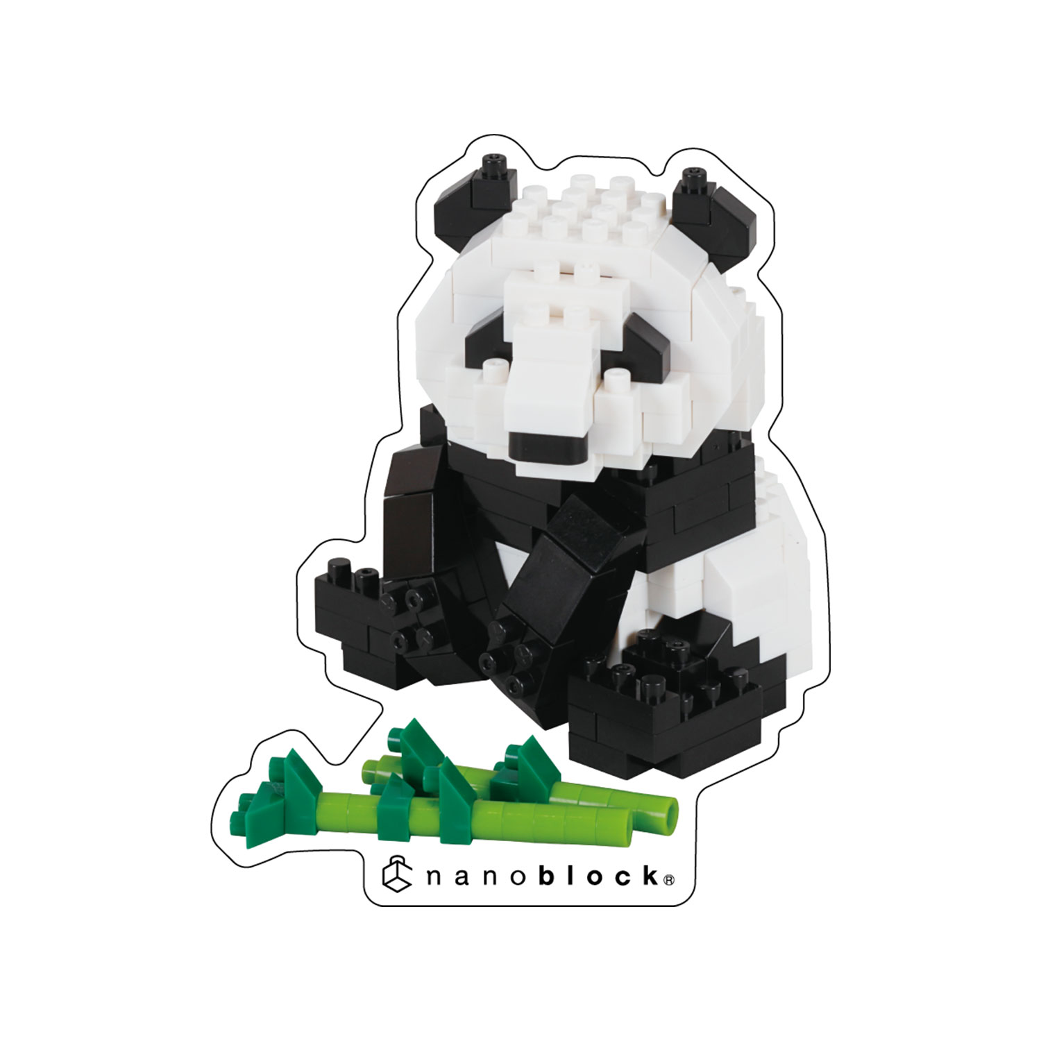 ナノブロック ステッカー 5種セット アニマル